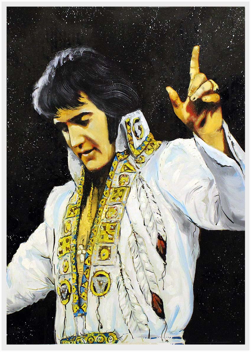 P109 Elvis Presley Canvas Art Prints, T-Shirts, Posters, and Mugs, Cushion Cover Expressive Collection