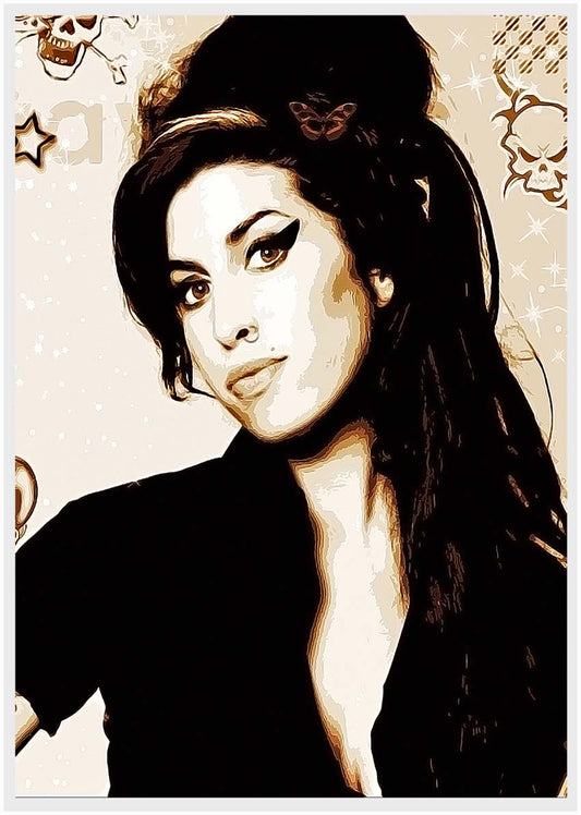 P111 Amy Winehouse Canvas Art Prints, T-Shirts, Posters, and Mugs, Cushion Cover Expressive Collection