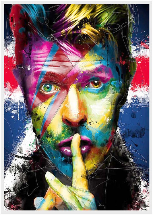 P121 David Bowie Canvas Art Prints, T-Shirts, Posters, and Mugs, Cushion Cover Expressive Collection