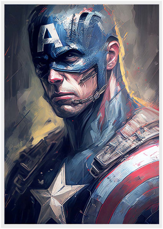 P12  Captain America Canvas Art Prints, T-Shirts, Posters, and Mugs, Cushion Cover Expressive Collection