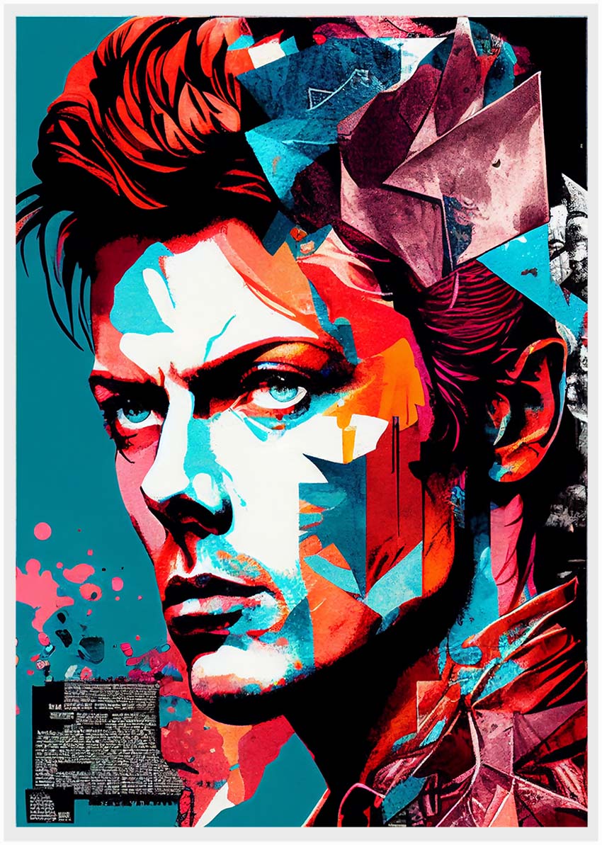 P13 David Bowie Canvas Art Prints, T-Shirts, Posters, and Mugs, Cushion Cover Expressive Collection