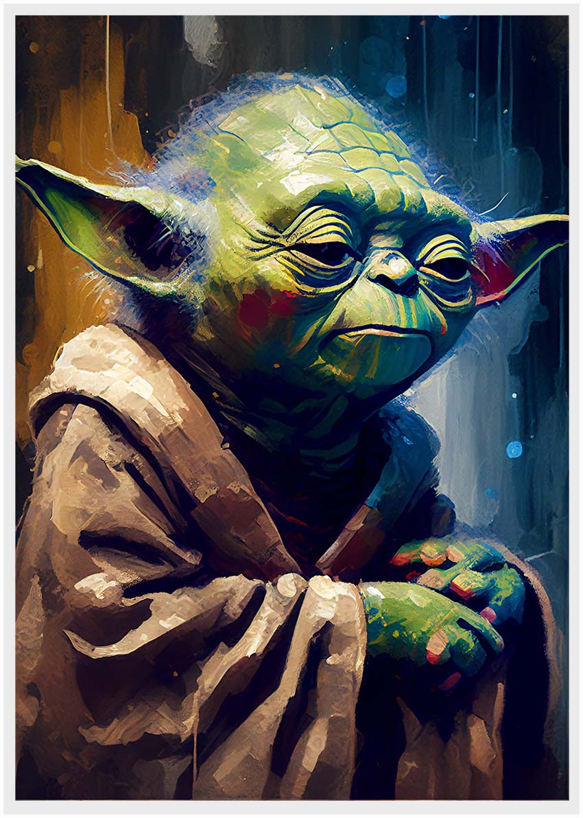 P33  YODA Canvas Art Prints, T-Shirts, Posters, and Mugs, Cushion Cover Expressive Collection