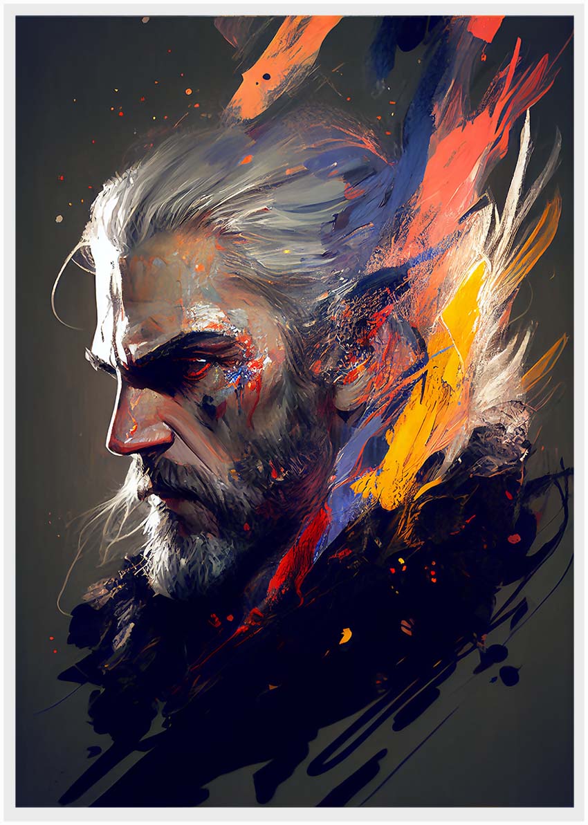 P39  The Witcher Canvas Art Prints, T-Shirts, Posters, and Mugs, Cushion Cover Expressive Collection