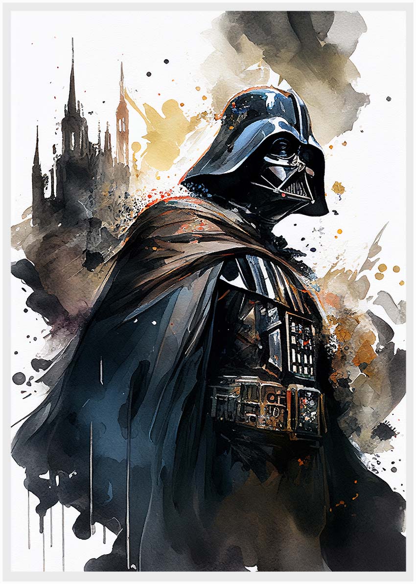 P40 Darth Vader Canvas Art Prints, T-Shirts, Posters, and Mugs, Cushion Cover Expressive Collection