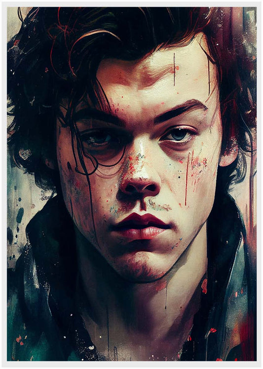 P45 Harry Styles Canvas Art Prints, T-Shirts, Posters, and Mugs, Cushion Cover Expressive Collection