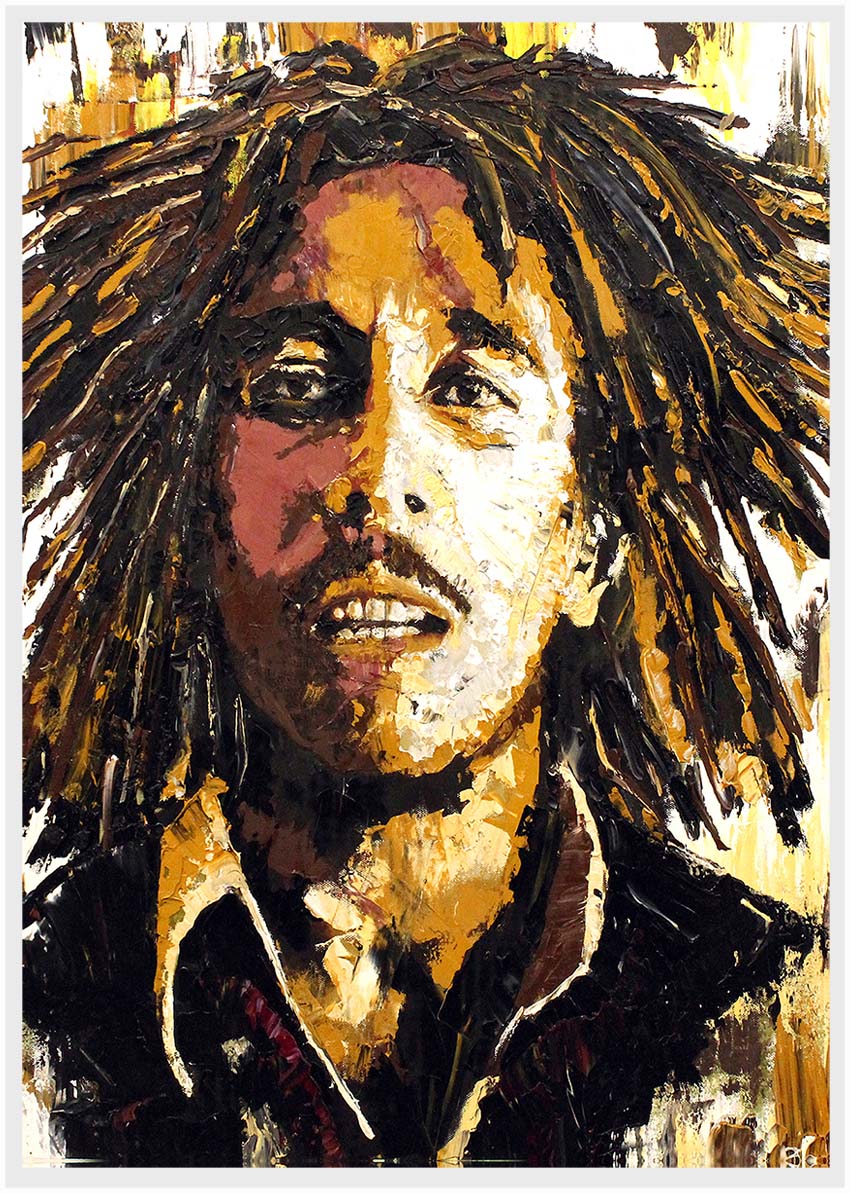 P51 Bob Marley Canvas Art Prints, T-Shirts, Posters, and Mugs, Cushion Cover Expressive Collection