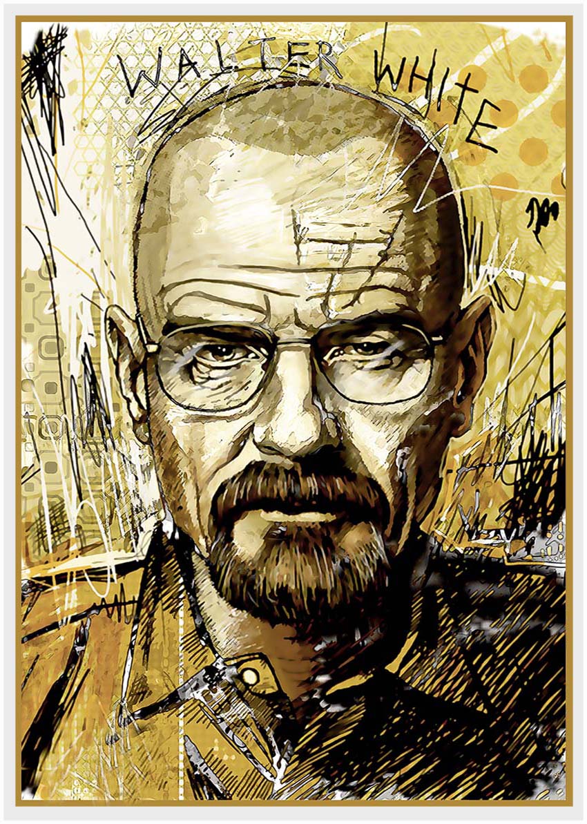 P55  Breaking Bad Canvas Art Prints, T-Shirts, Posters, and Mugs, Cushion Cover Expressive Collection