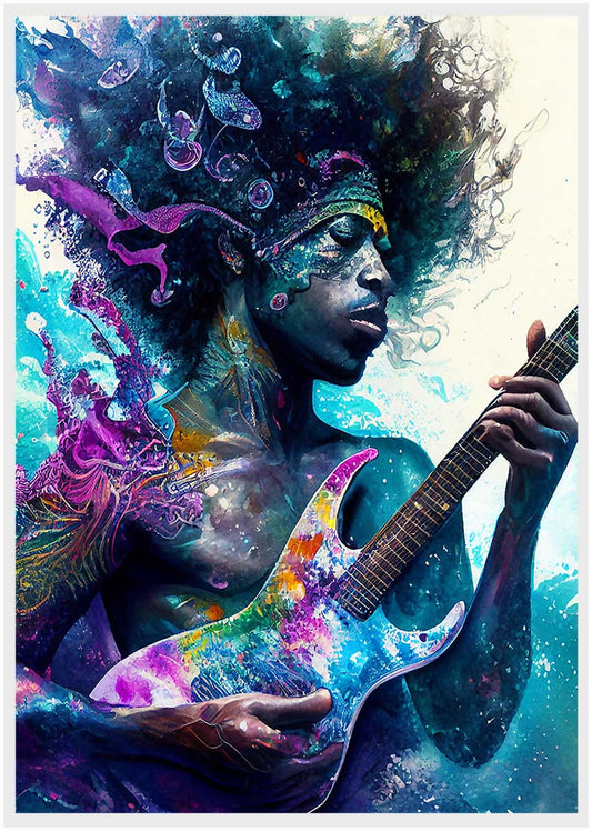 P65 Jimi Hendrix Canvas Art Prints, T-Shirts, Posters, and Mugs, Cushion Cover Expressive Collection