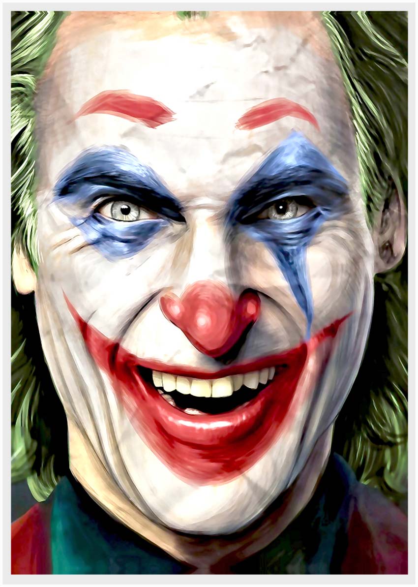 P85 Joker Canvas Art Prints, T-Shirts, Posters, and Mugs, Cushion Cover Expressive Collection