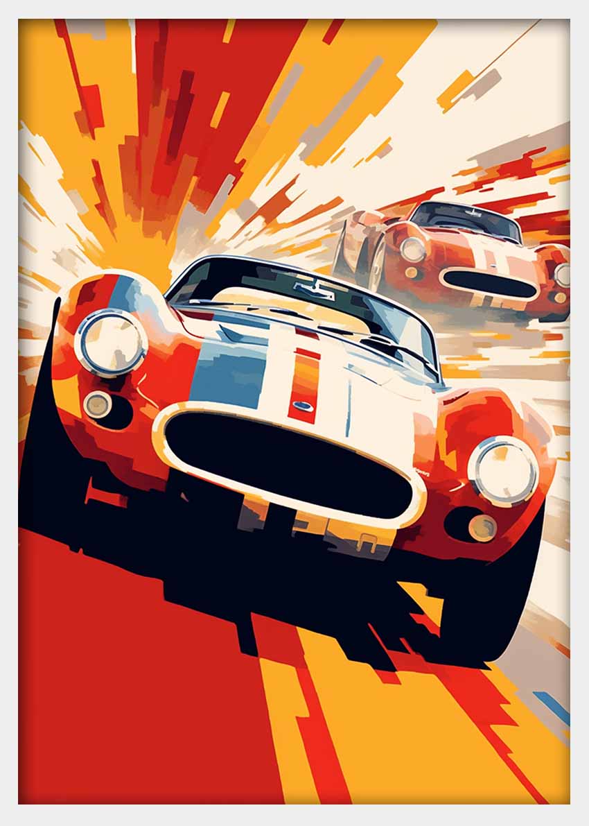 T341 Car Canvas Art Prints, T-Shirts, Posters, and Mugs, Cushion Cover Expressive Collection