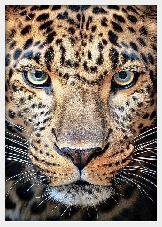 T355 Leopard Canvas Art Prints, T-Shirts, Posters, and Mugs, Cushion Cover Expressive Collection