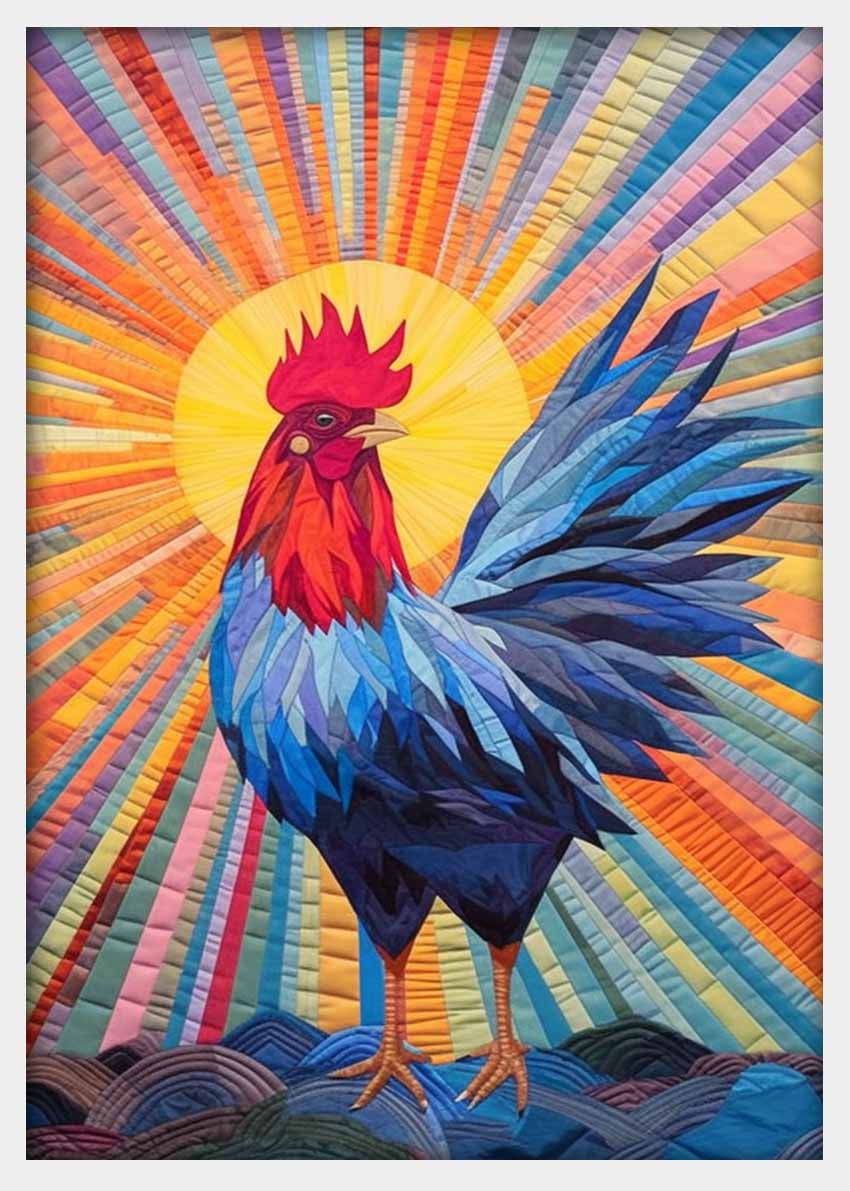 T358 Rooster Canvas Art Prints, T-Shirts, Posters, and Mugs, Cushion Cover Expressive Collection