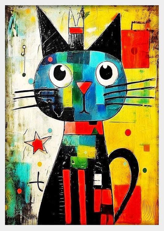 T363 Cat Canvas Art Prints, T-Shirts, Posters, and Mugs, Cushion Cover Expressive Collection