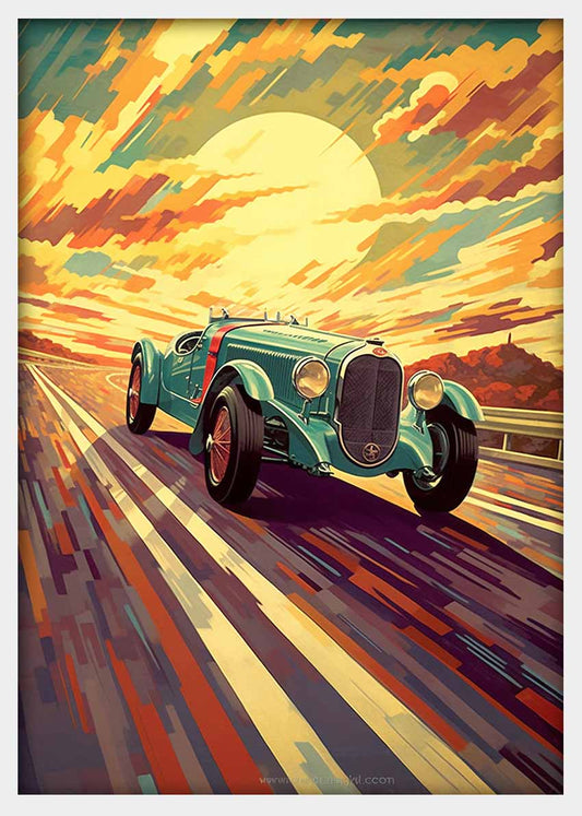 T374 Racing Car Canvas Art Prints, T-Shirts, Posters, and Mugs, Cushion Cover Expressive Collection