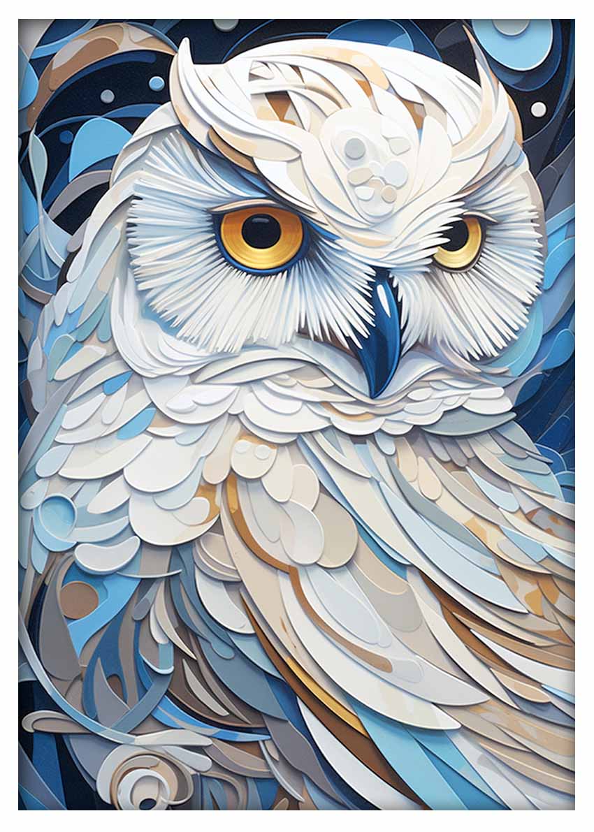 T420 Owl Canvas Art Prints, T-Shirts, Posters, and Mugs, Cushion Cover Expressive Collection