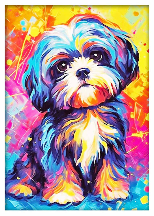 T427 Dog Canvas Art Prints, T-Shirts, Posters, and Mugs, Cushion Cover Expressive Collection