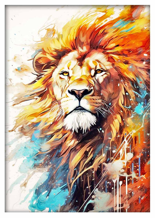 T461 Lion Canvas Art Prints, T-Shirts, Posters, and Mugs, Cushion Cover Expressive Collection