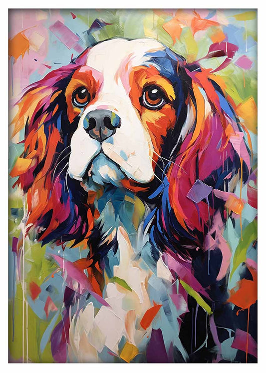 T466 Dog Canvas Art Prints, T-Shirts, Posters, and Mugs, Cushion Cover Expressive Collection