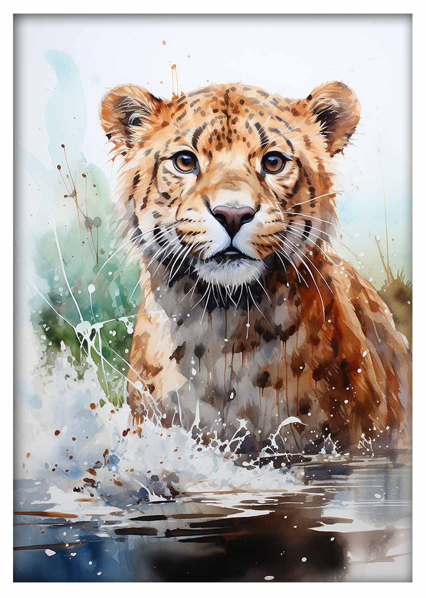 T475 Lion Canvas Art Prints, T-Shirts, Posters, and Mugs, Cushion Cover Expressive Collection