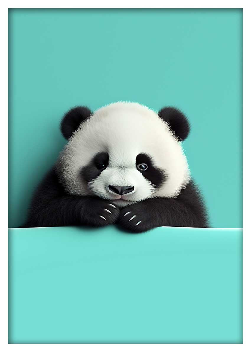 T657 Panda Canvas Art Prints, T-Shirts, Posters, and Mugs, Cushion Cover