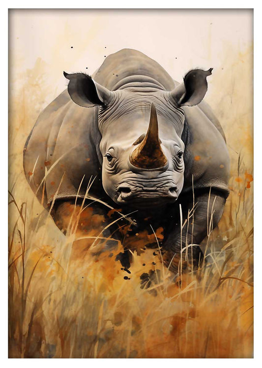 T731 HIPPO Canvas Art Prints, T-Shirts, Posters, and Mugs, Cushion Cover