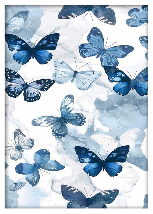 T783 Butterfly Canvas Art Prints, T-Shirts, Posters, and Mugs, Cushion Cover