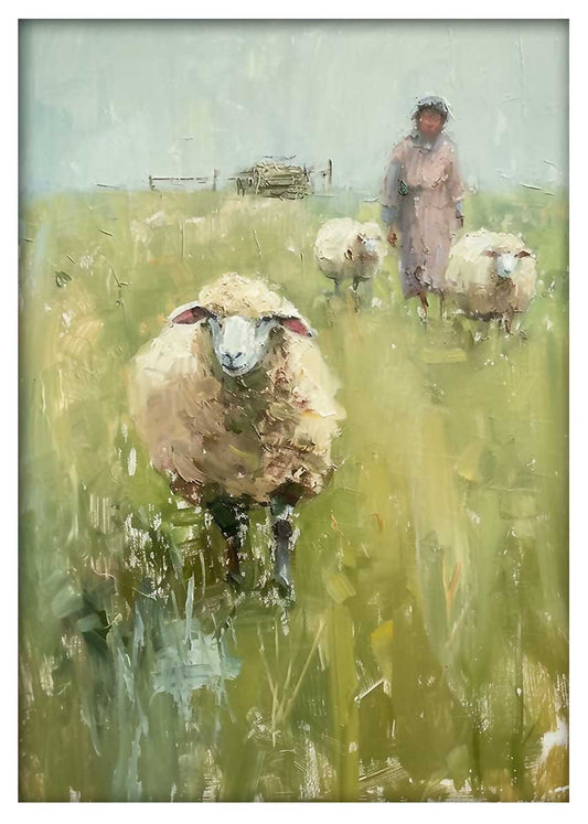 T816 SHEEP Canvas Art Prints, T-Shirts, Posters, and Mugs, Cushion Cover