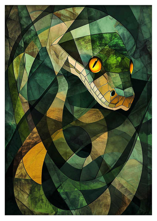 T883 Snake Canvas Art Prints, T-Shirts, Posters, and Mugs, Cushion Cover