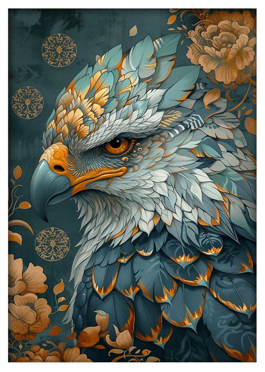 T904 Bird of Prey Canvas Art Prints, T-Shirts, Posters, and Mugs, Cushion Cover