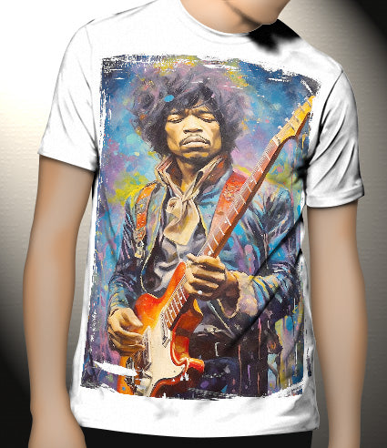 P297 Jimi Hendrix Canvas Art Prints, T-Shirts, Posters, and Mugs, Cushion Cover Expressive Collection