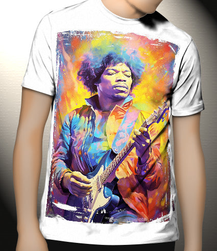 P298 Jimi Hendrix Canvas Art Prints, T-Shirts, Posters, and Mugs, Cushion Cover Expressive Collection