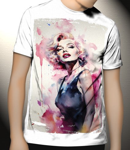 P307 Marilyn Monroe Canvas Art Prints, T-Shirts, Posters, and Mugs, Cushion Cover Expressive Collection