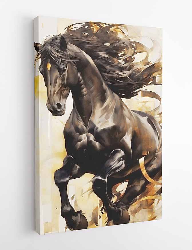 T330 Horse Canvas Art Prints, T-Shirts, Posters, and Mugs, Cushion Cover Expressive Collection