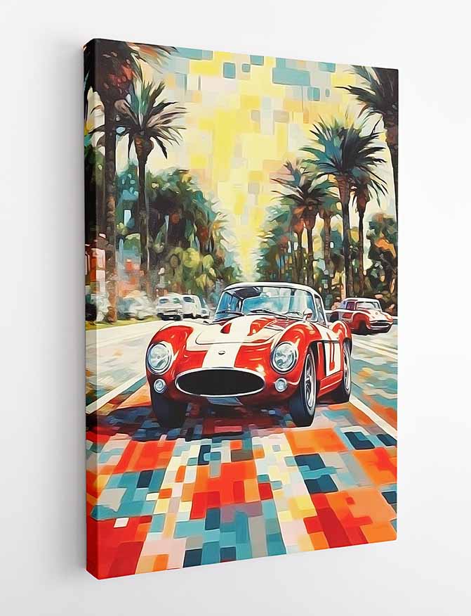 T359 Racing Car Canvas Art Prints, T-Shirts, Posters, and Mugs, Cushion Cover Expressive Collection