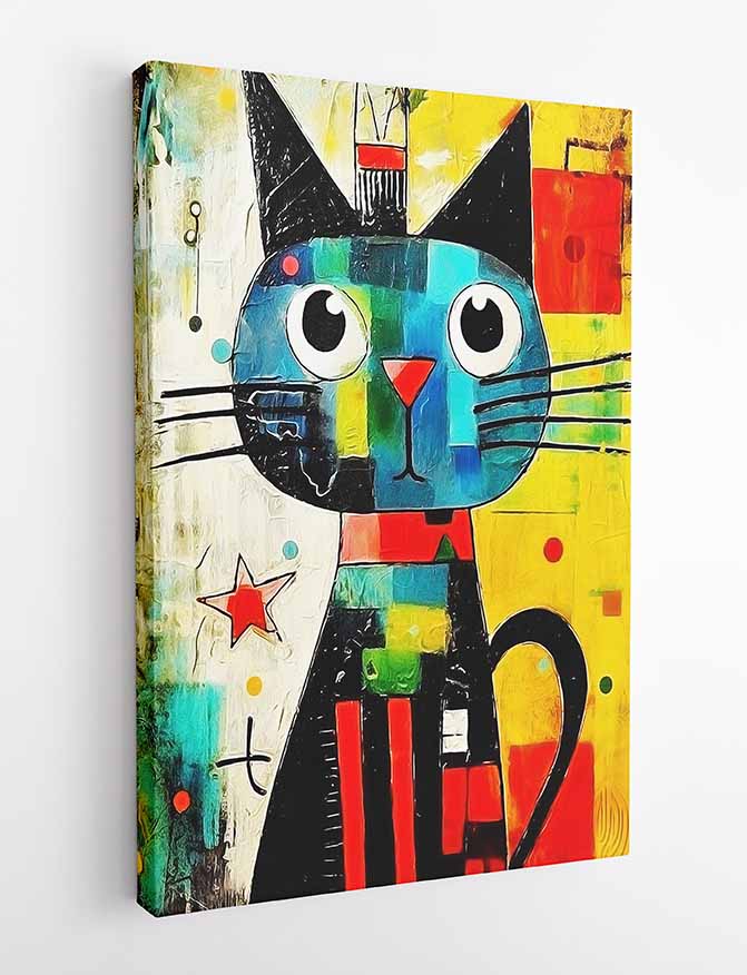 T363 Cat Canvas Art Prints, T-Shirts, Posters, and Mugs, Cushion Cover Expressive Collection