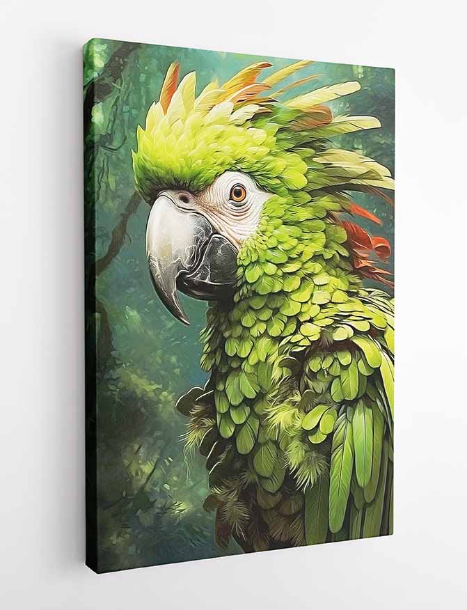 T364 Parrots Canvas Art Prints, T-Shirts, Posters, and Mugs, Cushion Cover Expressive Collection