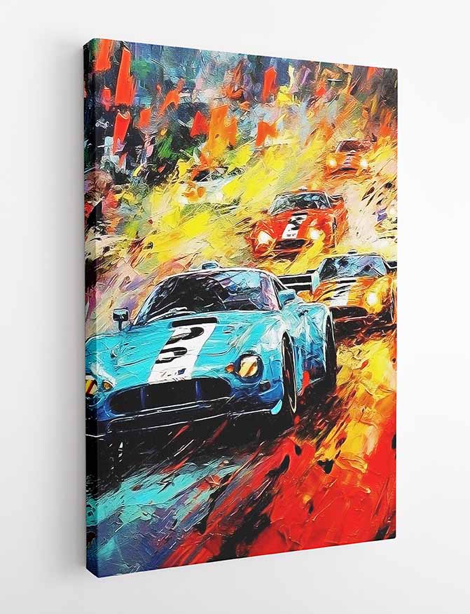 T375 Racing Car Canvas Art Prints, T-Shirts, Posters, and Mugs, Cushion Cover Expressive Collection