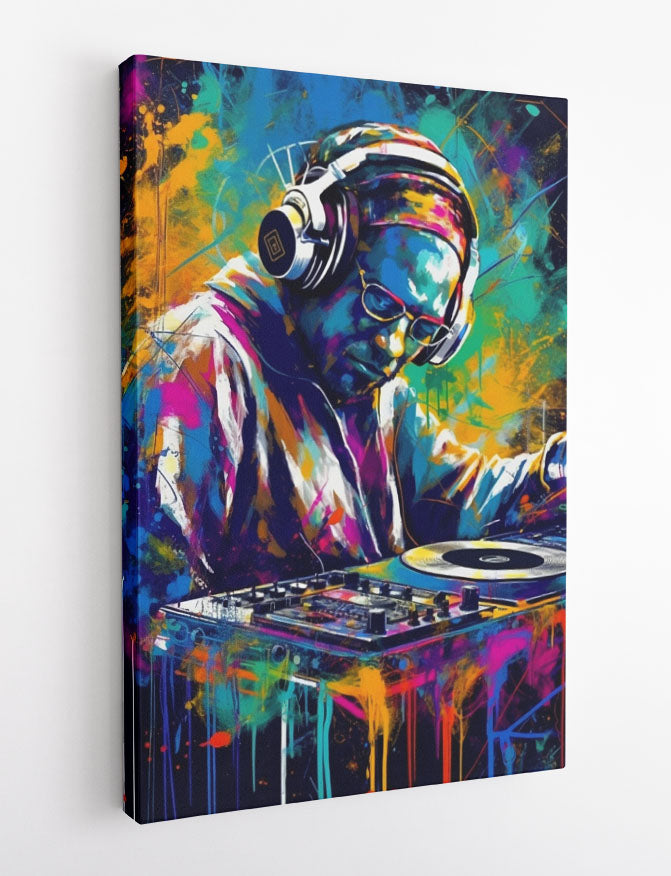 T379 DJ Canvas Art Prints, T-Shirts, Posters, and Mugs, Cushion Cover Expressive Collection