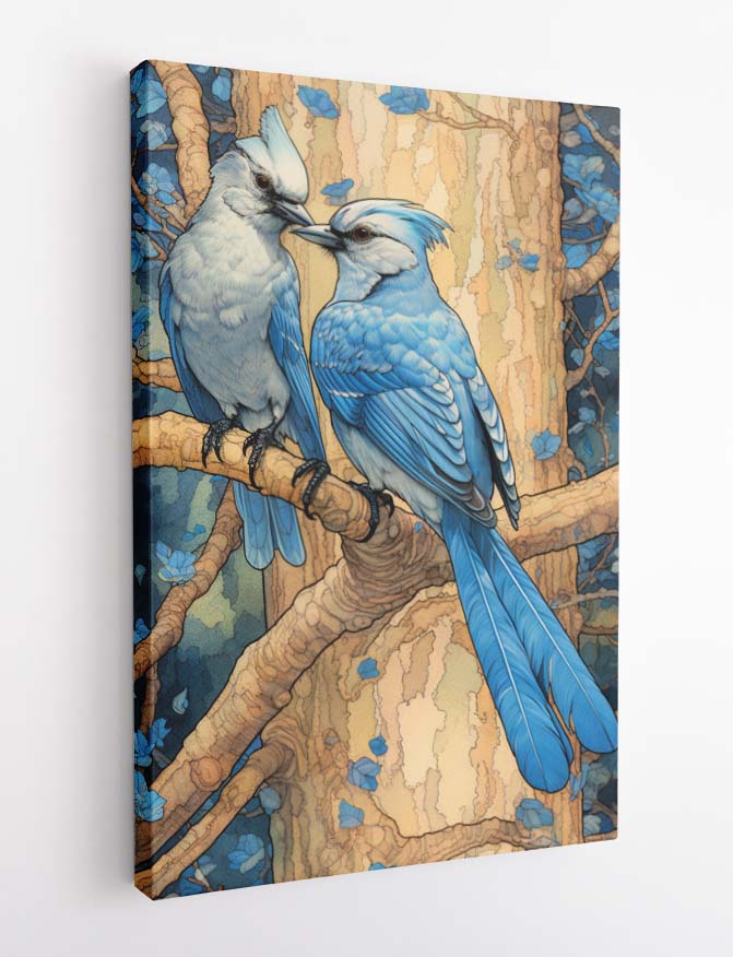 T328 Birds Canvas Art Prints, T-Shirts, Posters, and Mugs, Cushion Cover Expressive Collection