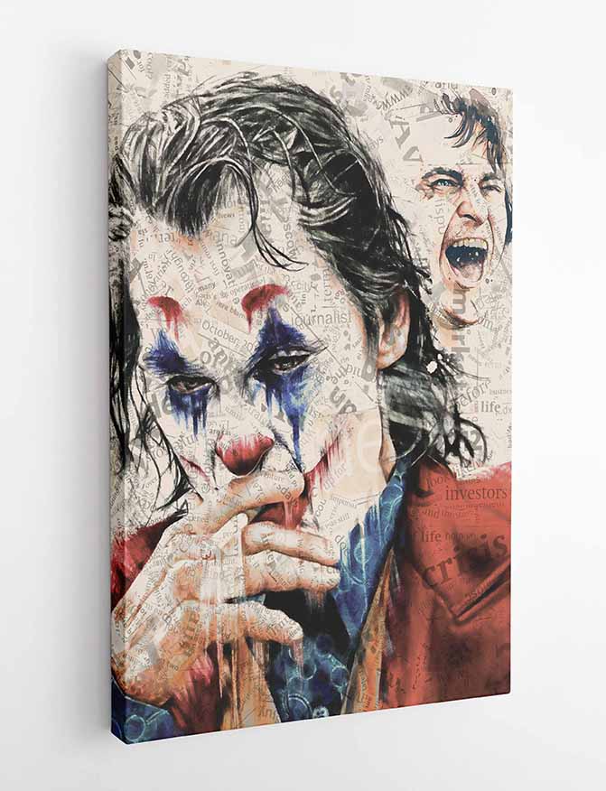 P84 Joker Canvas Art Prints, T-Shirts, Posters, and Mugs, Cushion Cover Expressive Collection