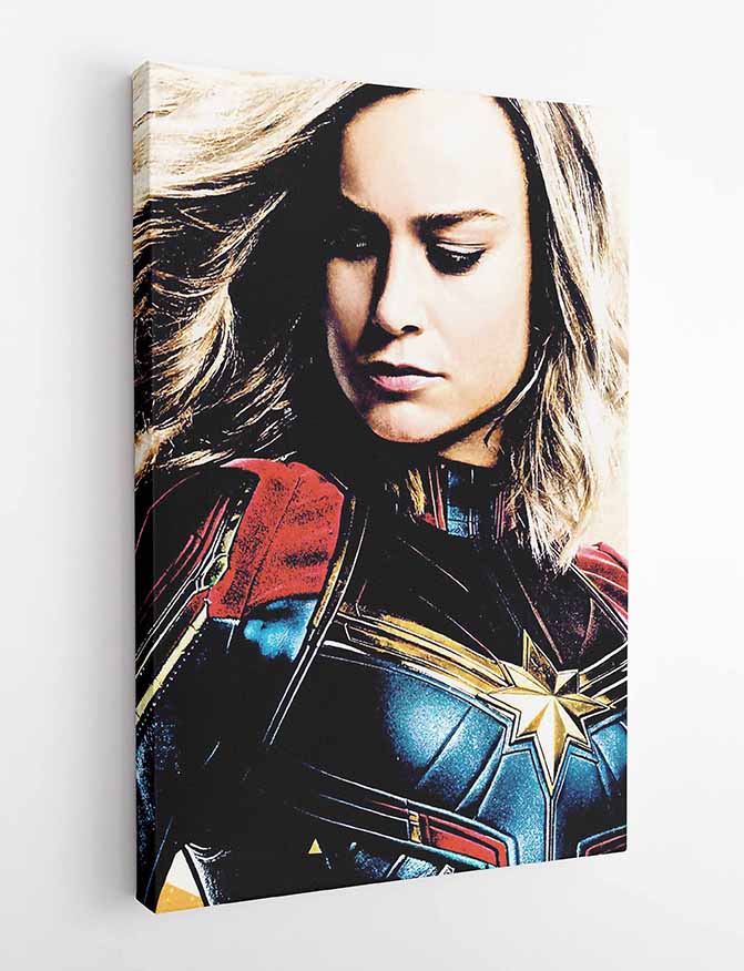 P89 Captain Marvel Canvas Art Prints, T-Shirts, Posters, and Mugs, Cushion Cover Expressive Collection