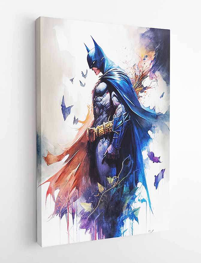 P140 Batman Canvas Art Prints, T-Shirts, Posters, and Mugs, Cushion Cover Expressive Collection