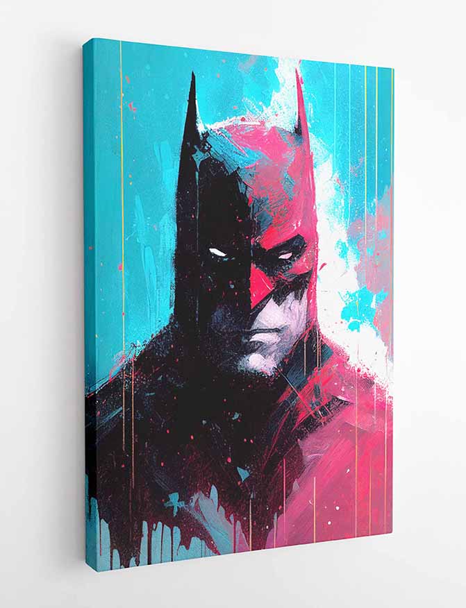 P152  Batman Canvas Art Prints, T-Shirts, Posters, and Mugs, Cushion Cover Expressive Collection