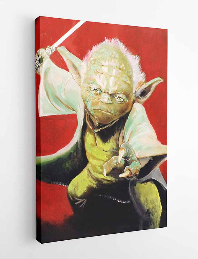 P114 YODA Canvas Art Prints, T-Shirts, Posters, and Mugs, Cushion Cover Expressive Collection