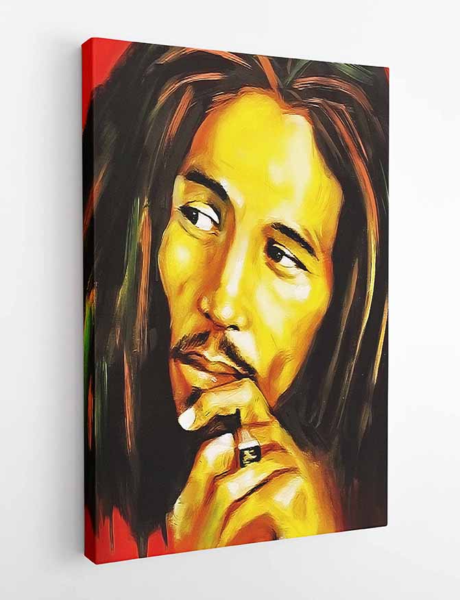 P115 Bob Marley Canvas Art Prints, T-Shirts, Posters, and Mugs, Cushion Cover Expressive Collection