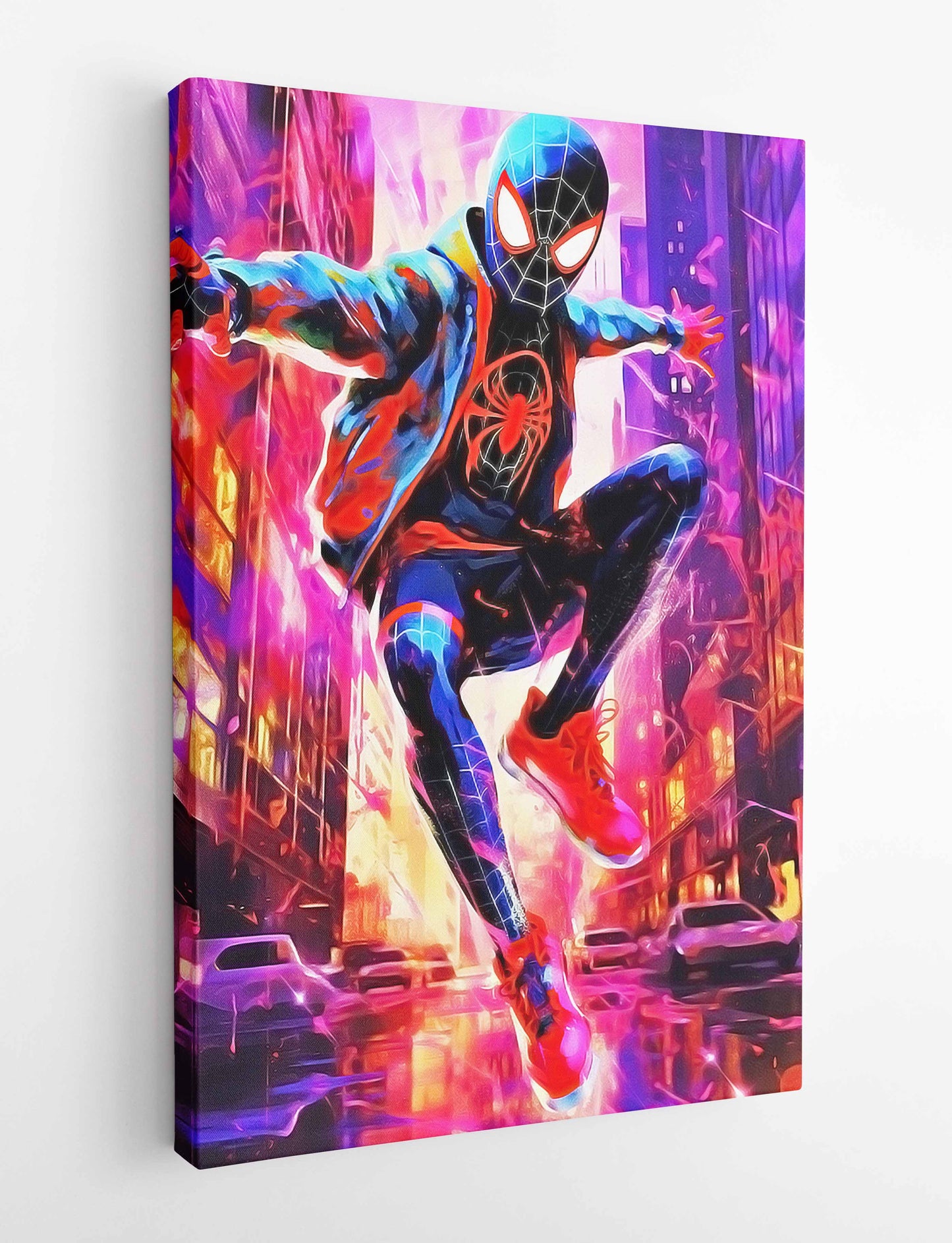 T198 Spider Man Canvas Art Prints, T-Shirts, Posters, and Mugs, Cushion Cover Expressive Collection