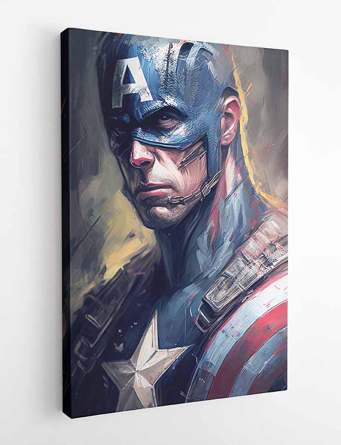 P12  Captain America Canvas Art Prints, T-Shirts, Posters, and Mugs, Cushion Cover Expressive Collection