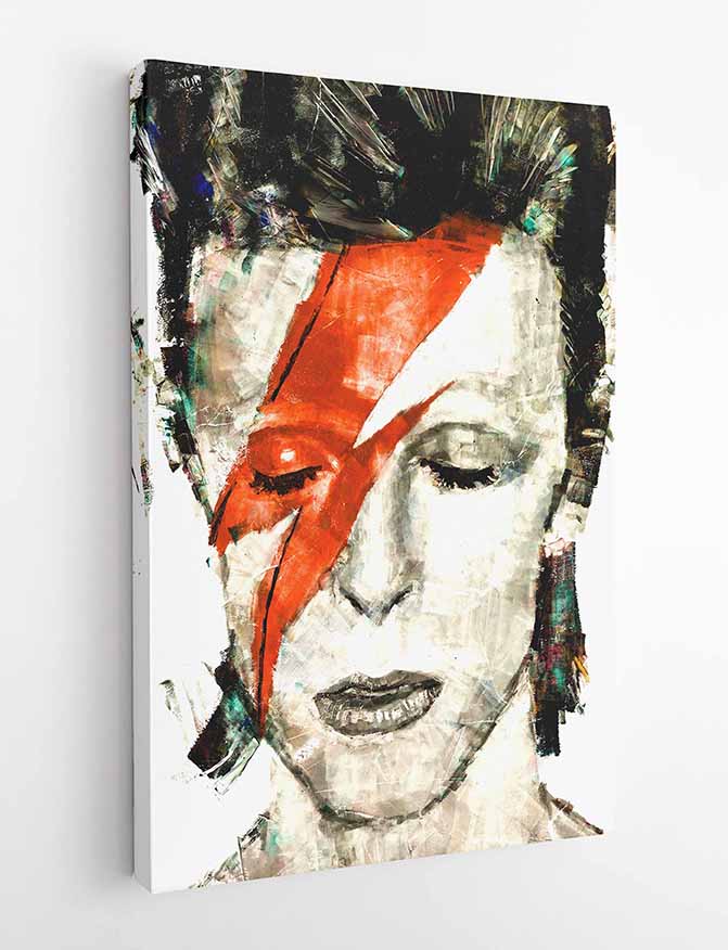 P120 David Bowie Canvas Art Prints, T-Shirts, Posters, and Mugs, Cushion Cover Expressive Collection