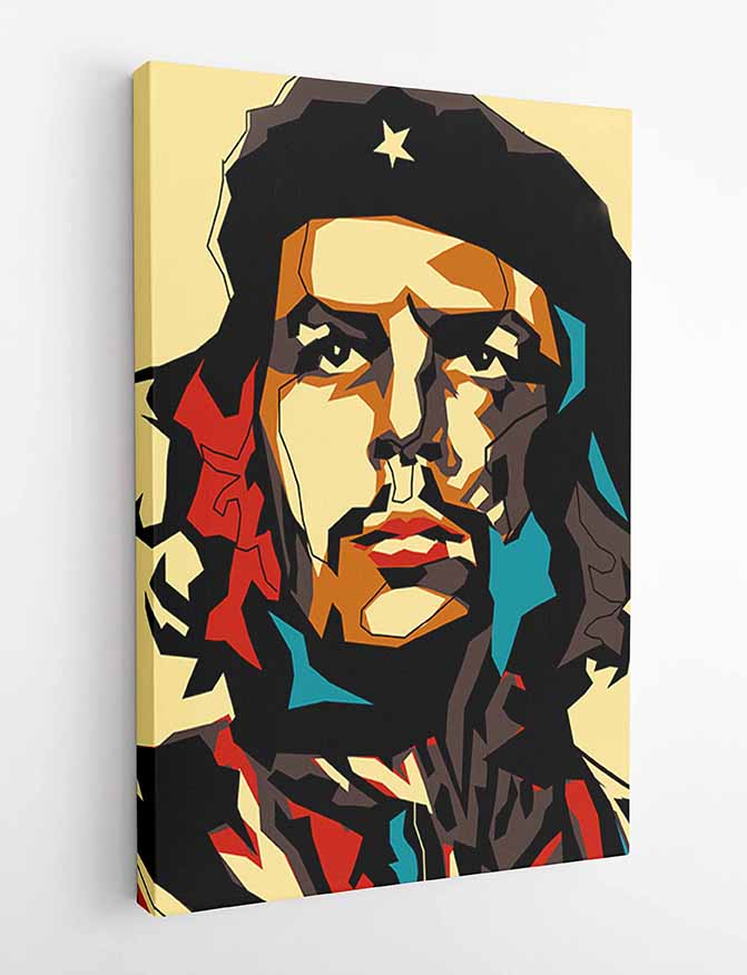 P122 Che Guevara Canvas Art Prints, T-Shirts, Posters, and Mugs, Cushion Cover Expressive Collection