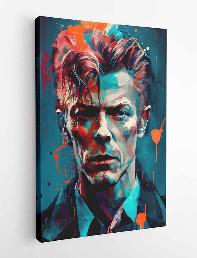 P14 David Bowie Canvas Art Prints, T-Shirts, Posters, and Mugs, Cushion Cover Expressive Collection